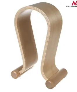 Alternative view of Maclean слушалки Stand Wooden Light Oak MC-815O