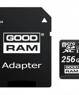 Alternative view of GOODRAM microSD card 256GB CL10 UHS I + адаптер