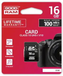 GOODRAM SD card 16GB Class 10 UHS I