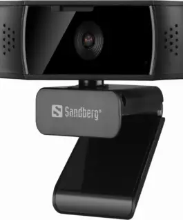 УЕБ КАМЕРА SANDBERG Autofocus DualMic – Black – PN 134-38