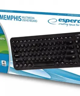 Alternative view of Esperanza Multimedia Wiчервен USB клавиатура MEM