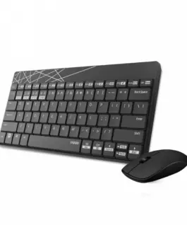 Alternative view of RAPOO Wireless Opticalкомплект Rapoo 8000M UI черен