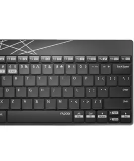 RAPOO Wireless Opticalкомплект Rapoo 8000M UI черен