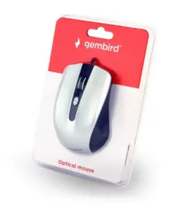 Gembird Optical мишка USB черен-silver