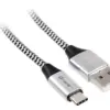 Tracer кабел USB 2.0 Type-C male - C male 10m черен-silver