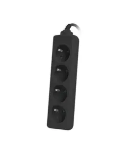 Alternative view of Lanberg Power strip for UPS 1.5 m черен 4XPL