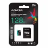 Adata памет card microSD Premier Pro 128 GB UHS1 U3 V30 A2 + адаптер