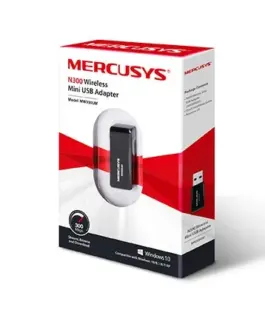 TP-LINK Network interface controller Mercusys MW300UM Mini WiFi N300 USB 2.0