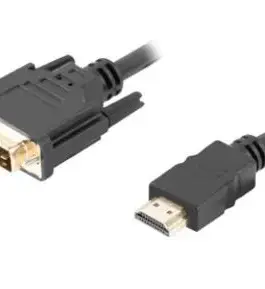 Lanberg кабел HDMI(M)-DVI-D(M) CA-HDDV-10CC-0018-BK 1.8 M черен