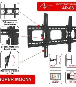 ART TV holder LCD/LED/PLAZMA LCD 32-100 100KG AR-08 vertical adjustment
