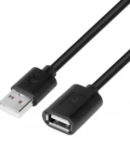 TB удължителен кабел USB AM-AF 1.8 m черен