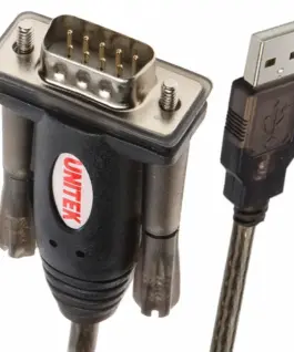 Unitek адаптер USB- 1xRS-232 + адаптер DB9F/DB25M Y-105A