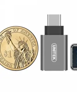 Alternative view of Unitek адаптер USB TYP-C TO USB (F ), Y-A025CGY