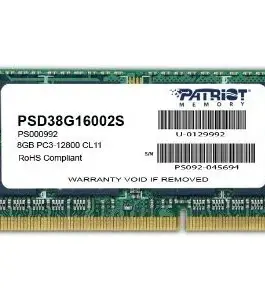 Patriot памет за лаптоп DDR3 SODIMM 8GB 1600GHz