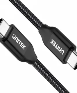 Alternative view of Unitek кабел USB-C - USB-C PD 2M, M/M, C14059BK