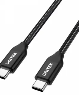 Unitek кабел USB-C - USB-C PD 2M M/M; C14059BK