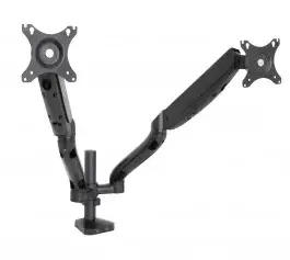 Alternative view of ART Desk holder for 2 LED/LCD monitors 10-32 L-18GD ART 9KG 2xUSB3.0