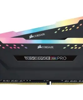 Corsair памет за компютър DDR4 Intel XMP Certified Vengeance PRO RGB 16GB/3200(2*8GB) черен CL16