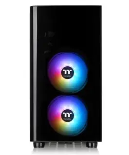 Alternative view of Thermaltake Компютър case - View 31 ARGB Tempeчервен Glass - черен