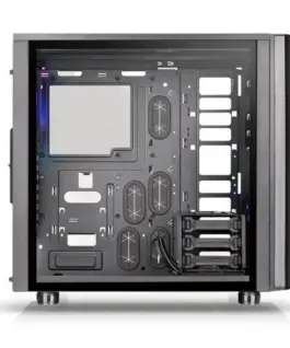 Thermaltake Компютър case – View 31 ARGB Tempeчервен Glass –