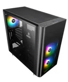 Thermaltake Компютър case – View 31 ARGB Tempeчервен Glass –