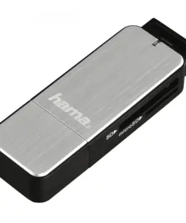 Hama Card reader SD/microSD USB 3.0 silver