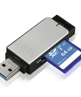 Hama Card reader SD/microSD USB 3.0 silver