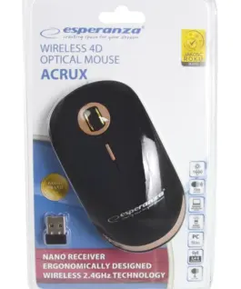Esperanza Wireless optical мишка USB Acrux