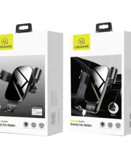 Alternative view of USAMS Car holder Gravity черен US-ZJ052 for ventilation grille черен