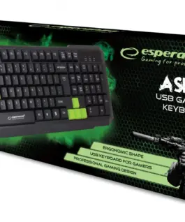 Esperanza Usb gaming клавиатура aspis зелен
