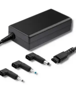 Qoltec Power адаптер designed for HP 65W 3plugs