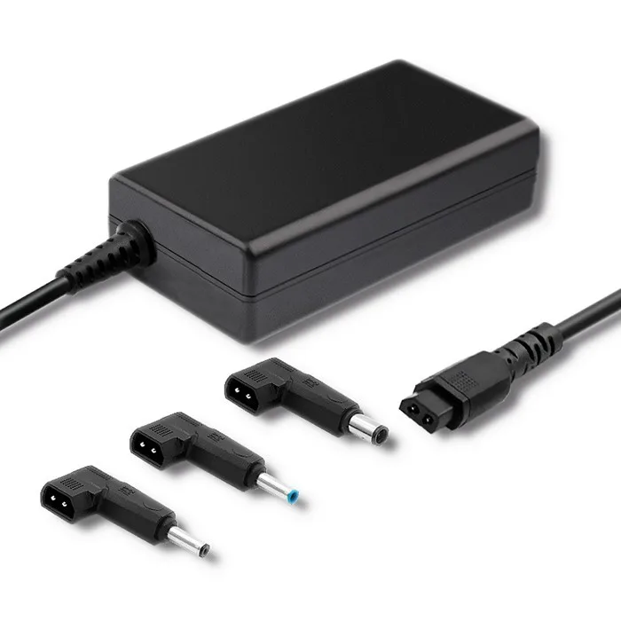 Qoltec Power адаптер designed for HP 65W 3plugs