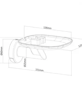 Maclean Wall Bracket For Sonos One MC-840