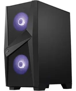 MSI кутия за компютър MAG FORGE 100M RGB FAN Glass Window 2xUSB