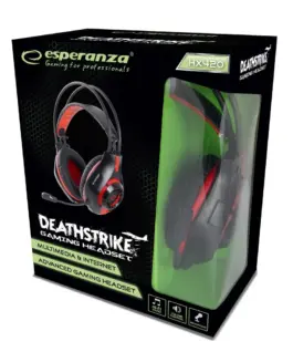 Esperanza Gaming headphone with microphone deathstrike