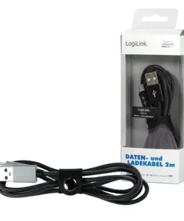 LogiLink Sync and кабел за зареждане USB-A to Micro-B male 2m