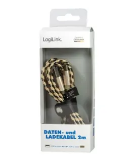 LogiLink Sync and кабел за зареждане USB2.0 AM to USB-C male