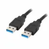 Lanberg Кабел USB -A M/M 3.0 0.5m черен