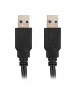 Alternative view of Lanberg Кабел USB -A M/M 3.0 0.5m черен