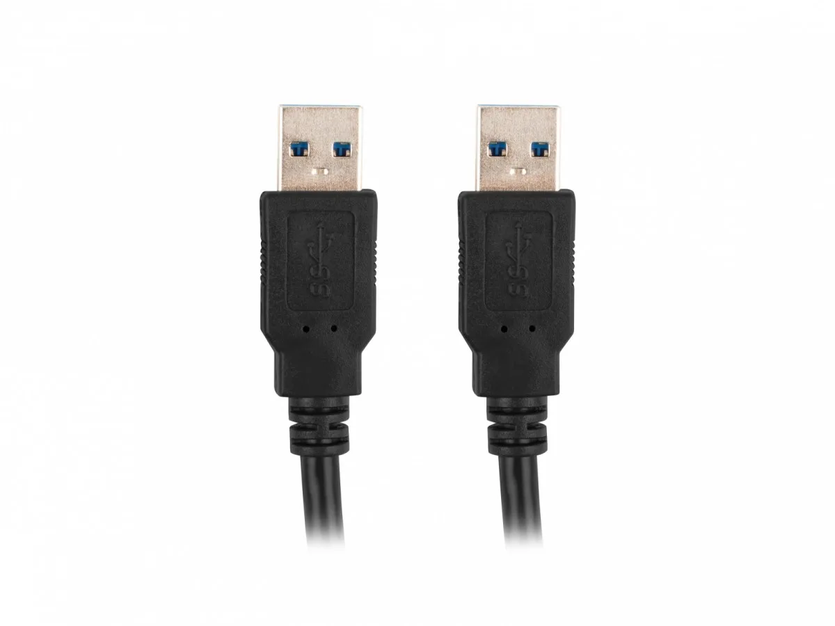 Lanberg Кабел USB -A M/M 3.0 0.5m черен - Image 2