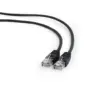 Gembird Patch cord cat. 5E molded strain relief 50u plugs 1 m черен