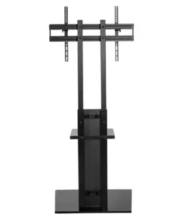 Maclean Slim TV Floor Stand Wit h Shelf MC-865