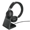 Jabra Headset Evolve2 65 Stand Link380a MS Stereo черен