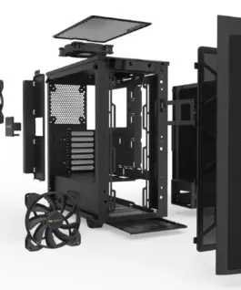 Be quiet! кутия за компютърs PURE BASE 500DX черен
