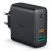 AUKEY мрежово зарядно 2xUSB Power Delivery (1xUSB A+1xUSB C) 5.4A 30W Dynamic Detect