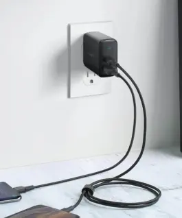 AUKEY мрежово зарядно 2xUSB Power Delivery