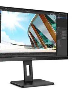 Alternative view of AOC Monitor Q24P2Q 23.8 IPS HDMI DP USB Pivot