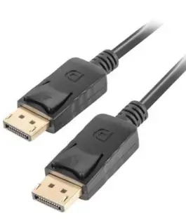 Lanberg кабел DisplayPort M/M 4K 1M черен