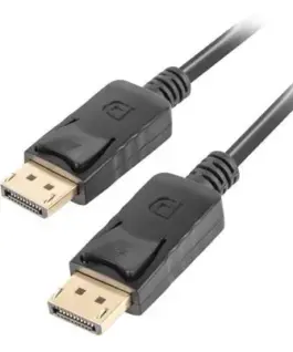 Lanberg кабел DisplayPort M/M 4K 3M черен