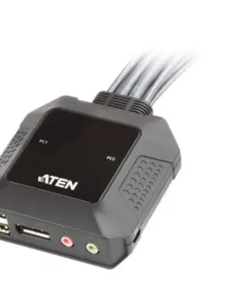 ATEN 2-Port USB DP кабел KVM Switch CS22DP
